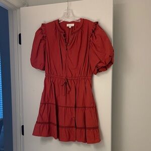 Lost + Wander Coral Blouse